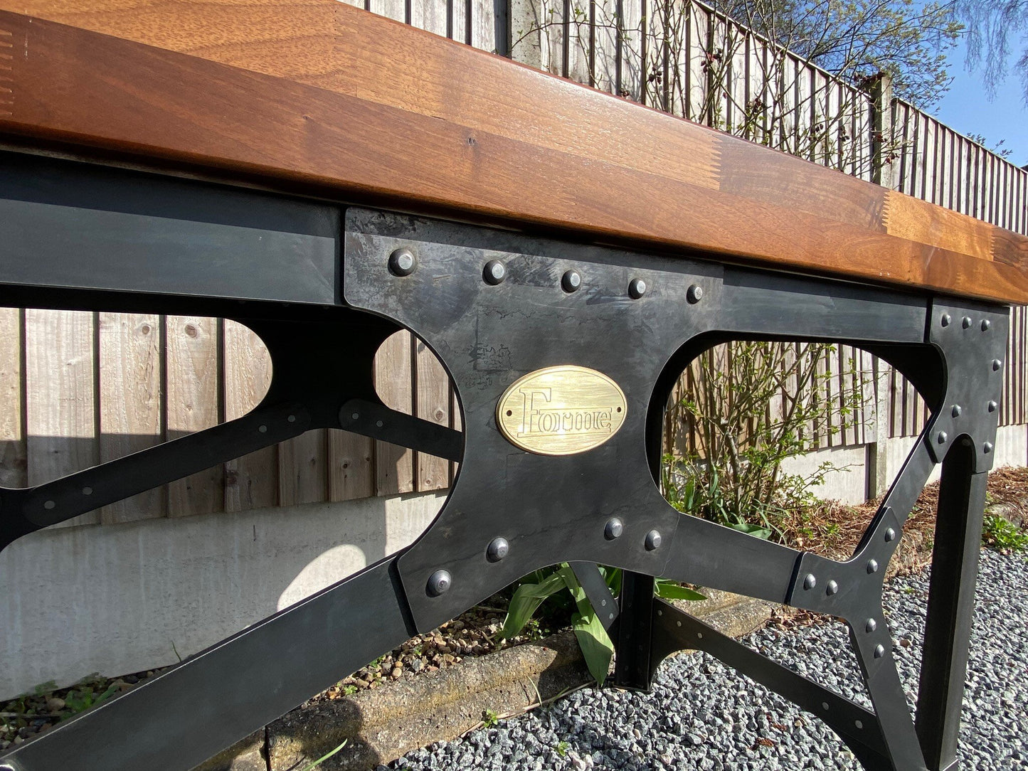 Industrial Style Butchers Block